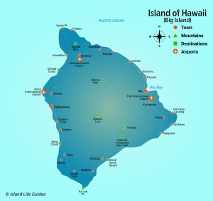 Big Island Of Hawaii Map