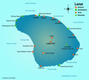Lanai Map